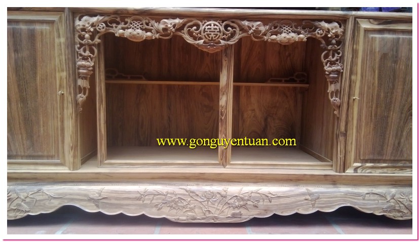 Tủ chè gỗ gụ ta